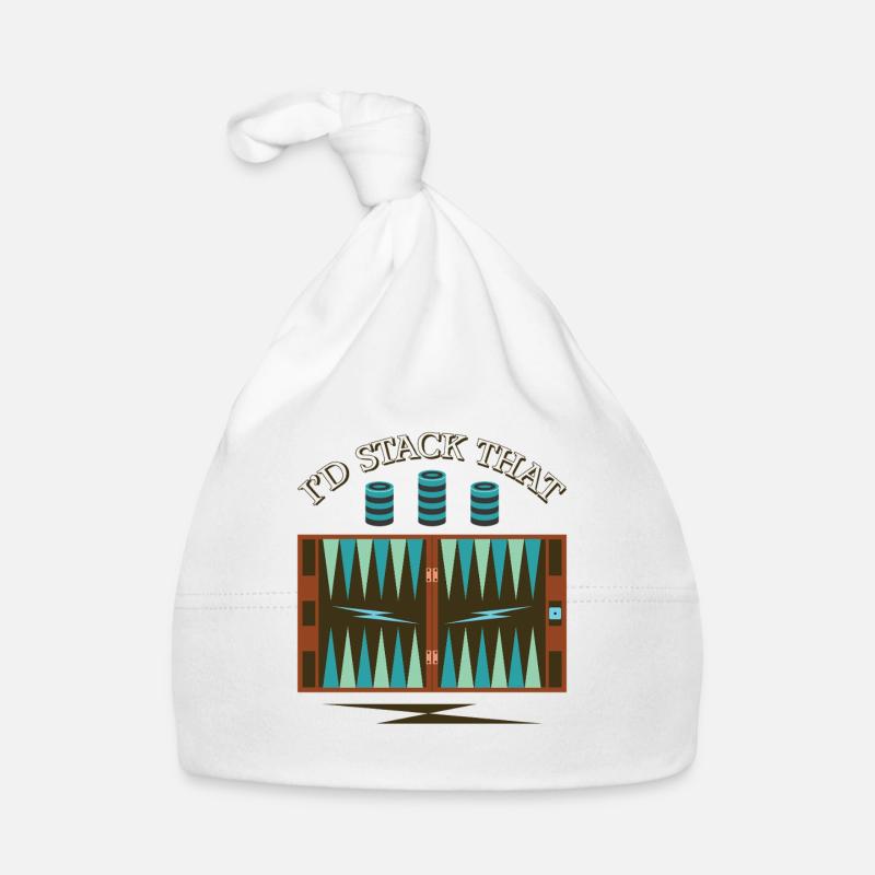 Backgammon Spiel Baby Bio-Mütze