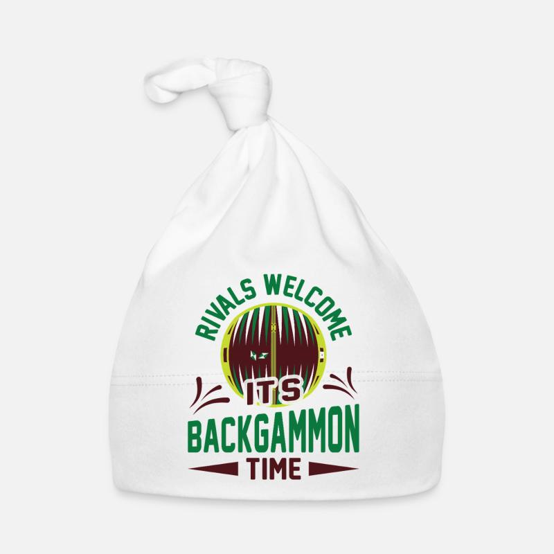 Backgammon Spiel Baby Bio-Mütze