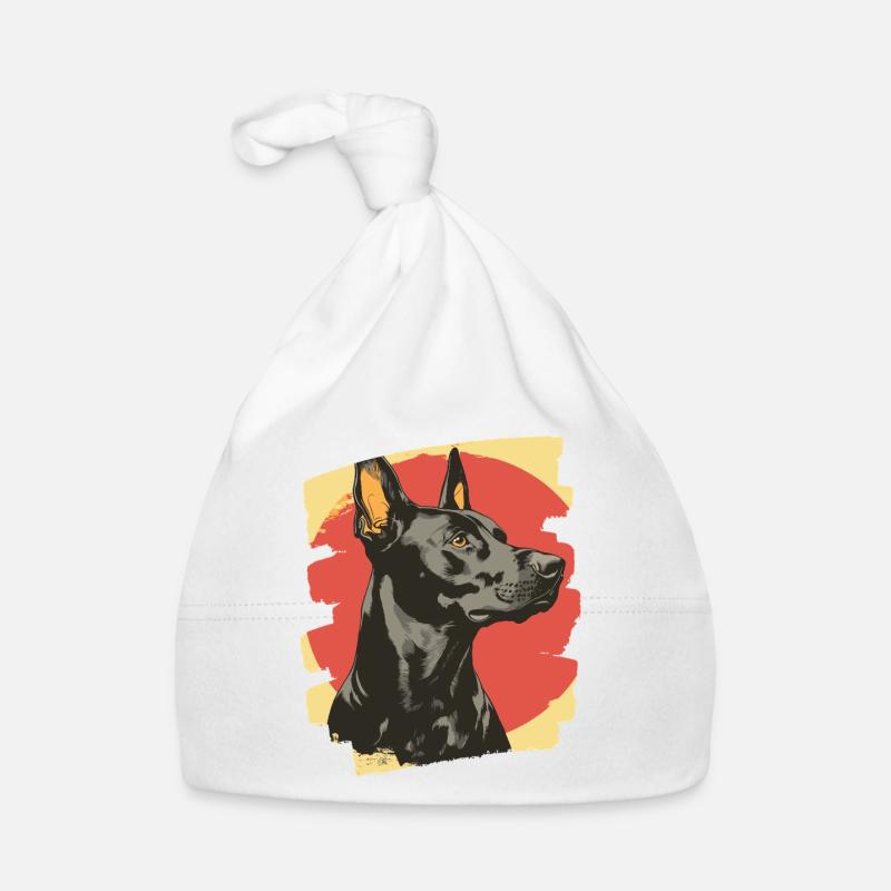 Dobermann Baby Bio-Mütze