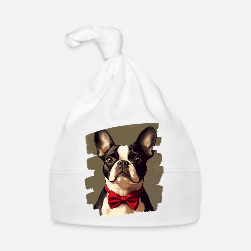 Boston Terrier Baby Bio-Mütze