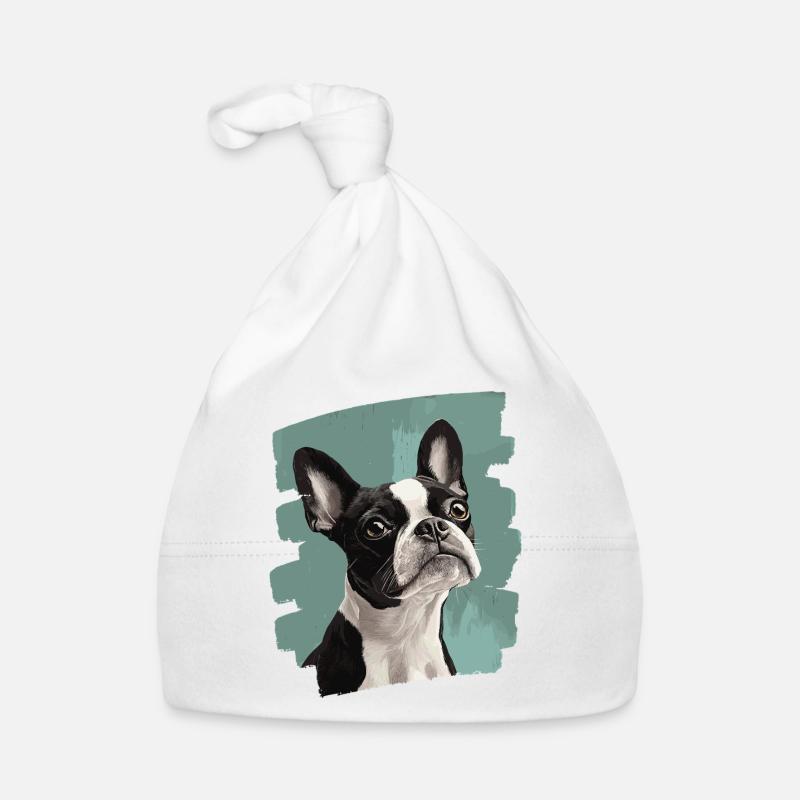 Boston Terrier Bonnet bio Bébé