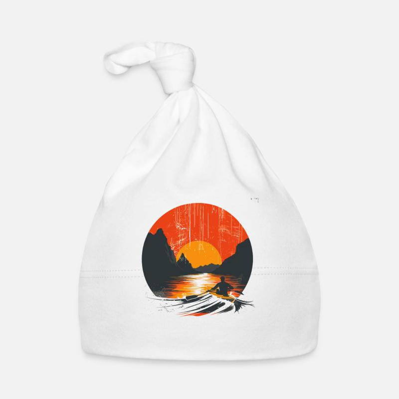 Rowing Graphics Organic Baby Cap