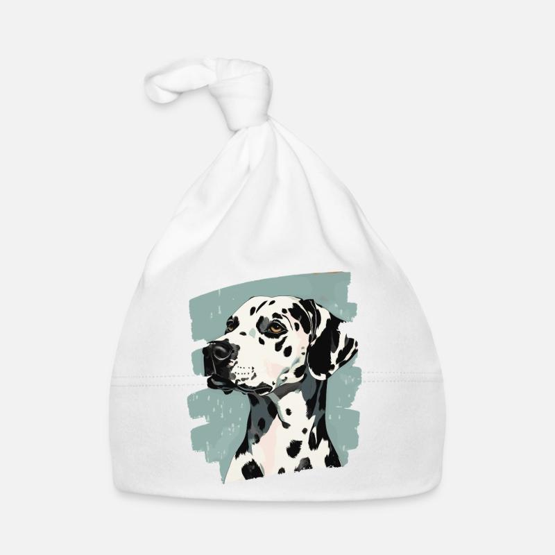 Dalmatiner Baby Bio-Mütze