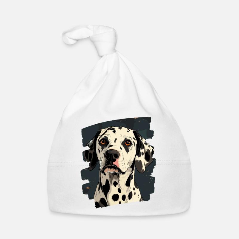 Dalmatiner Baby Bio-Mütze