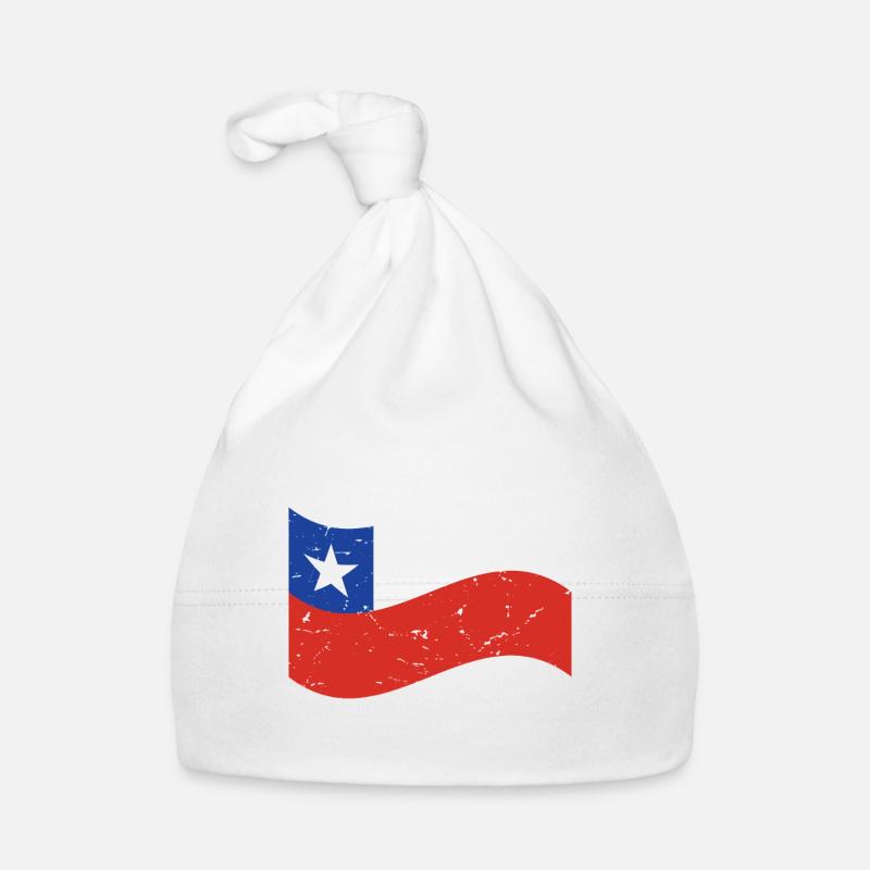 Drapeau du Chili Drapeau chilien Drapeau chilien Bonnet bio Bébé