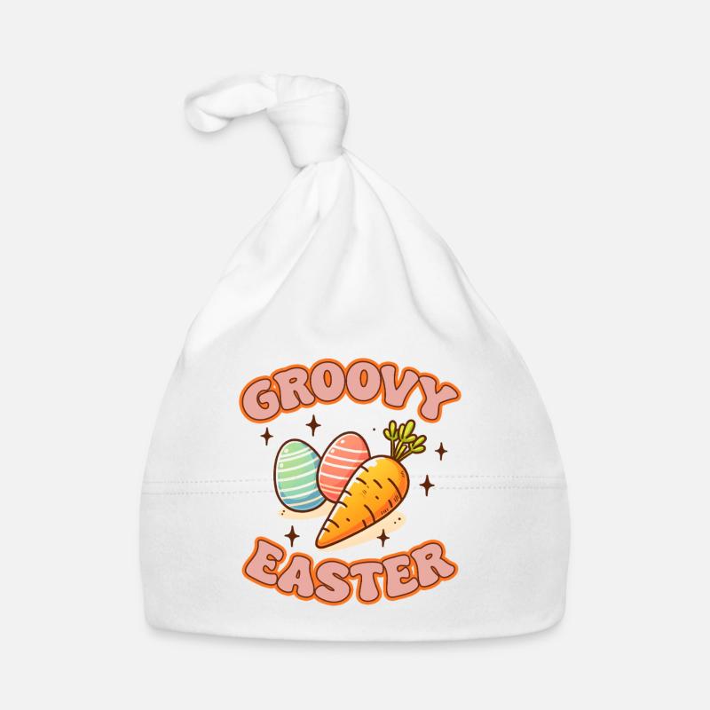 Groovy Easter Baby Bio-Mütze