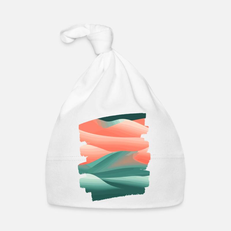 Abstrakte Kunst Baby Bio-Mütze