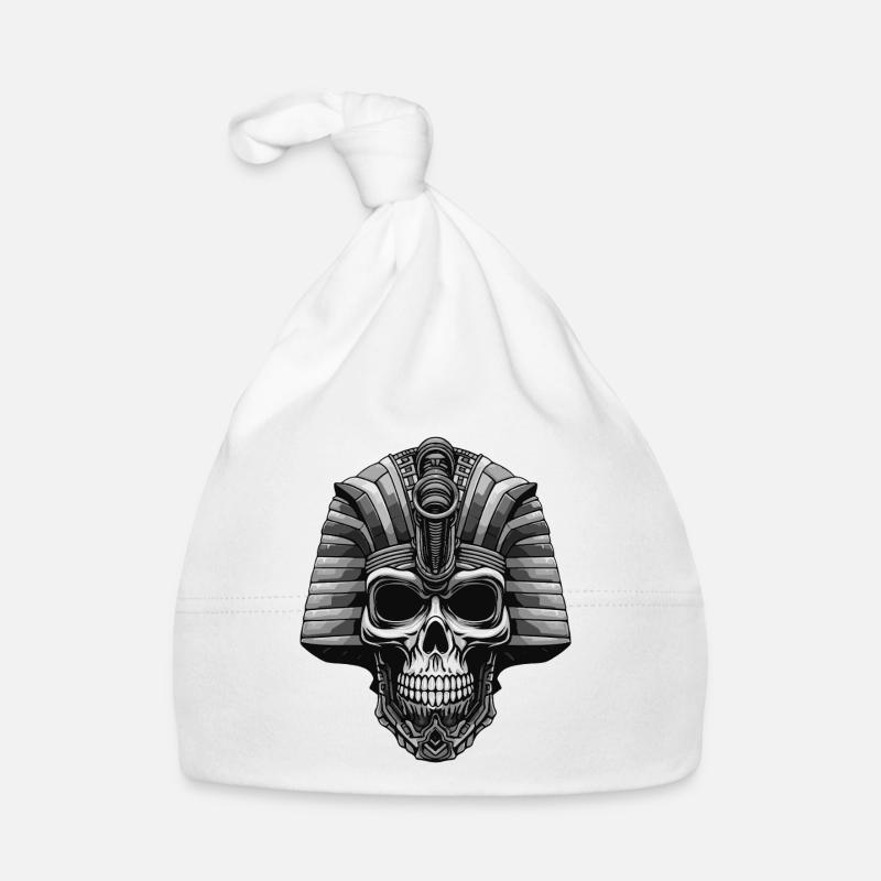 Pharaoh Skull Organic Baby Cap