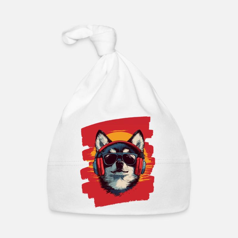 Pomsky Baby Bio-Mütze