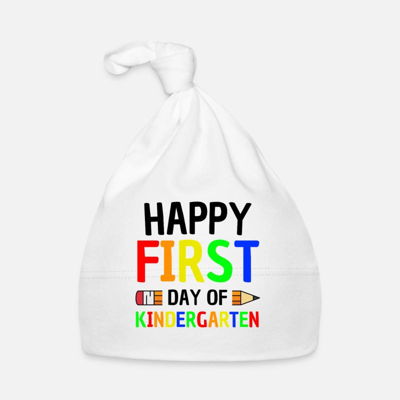 First day of kindergarten saying Organic Baby Cap