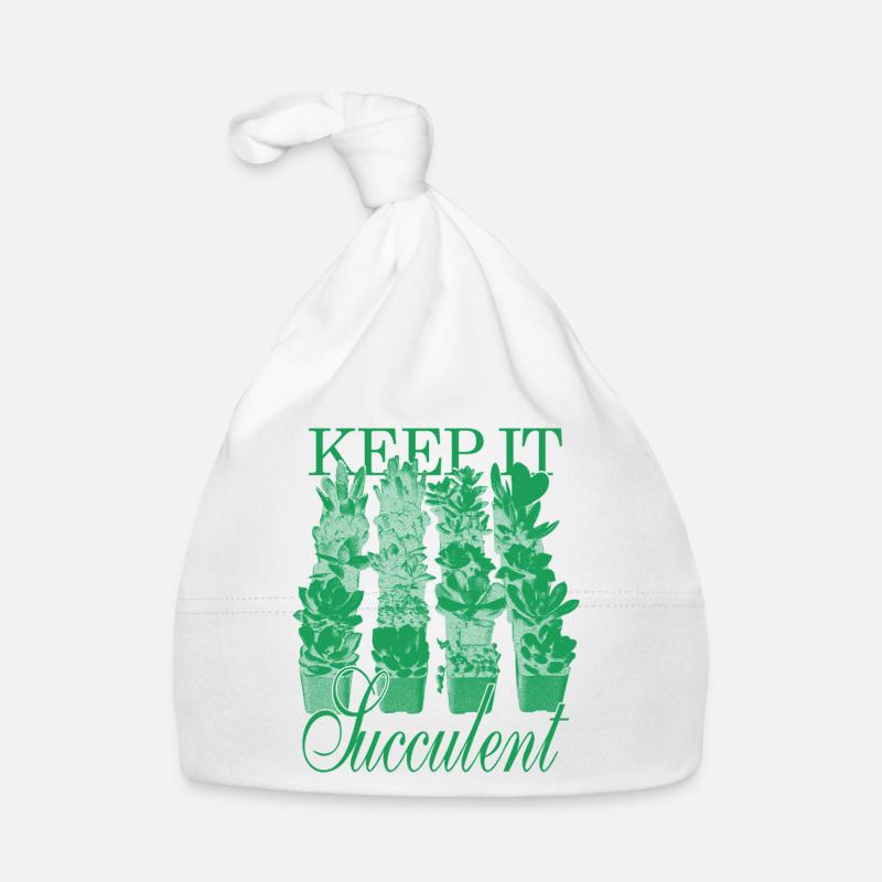 Keep It Succulent - Succulentes vertes Bonnet bio Bébé