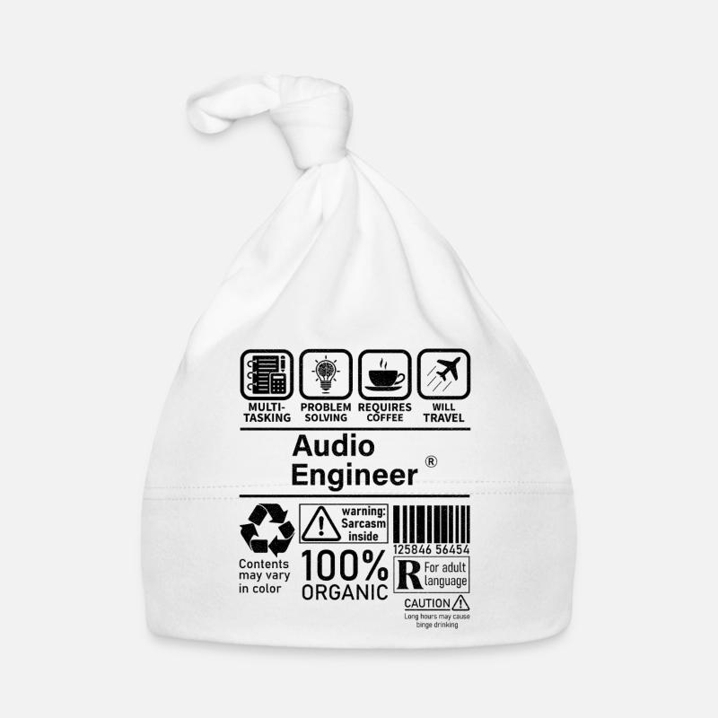 Audio Engineer multi tasking problem solving Baby Bio-Mütze