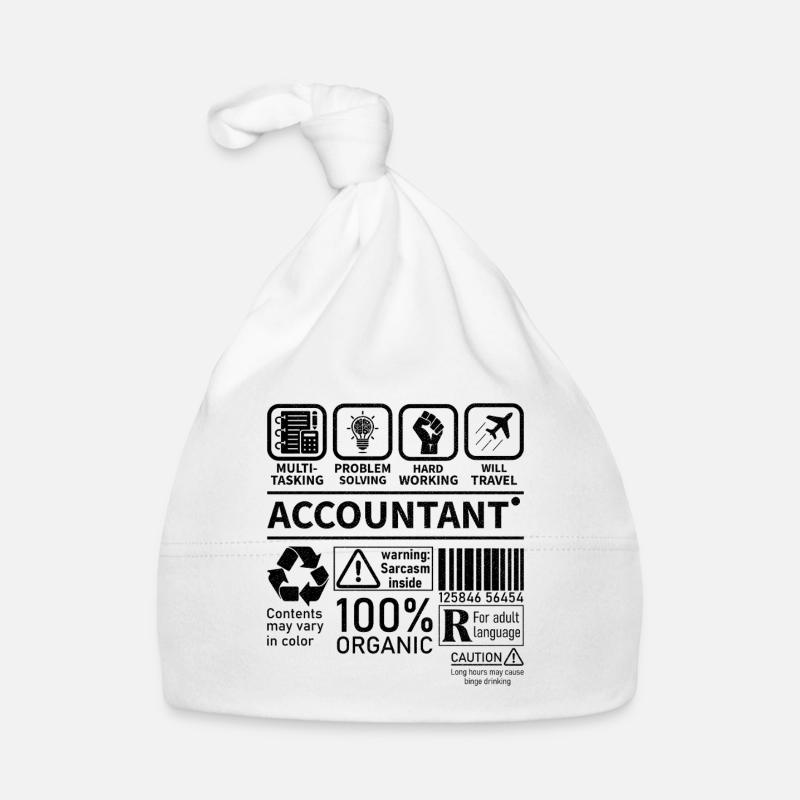 Comptable Multi tâche Résolution de problèmes Travail acharné Bonnet bio Bébé