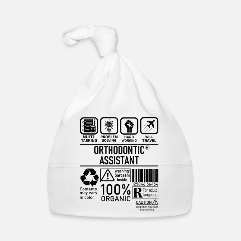 Orthodontic Assistant multi tasking problem Organic Baby Cap