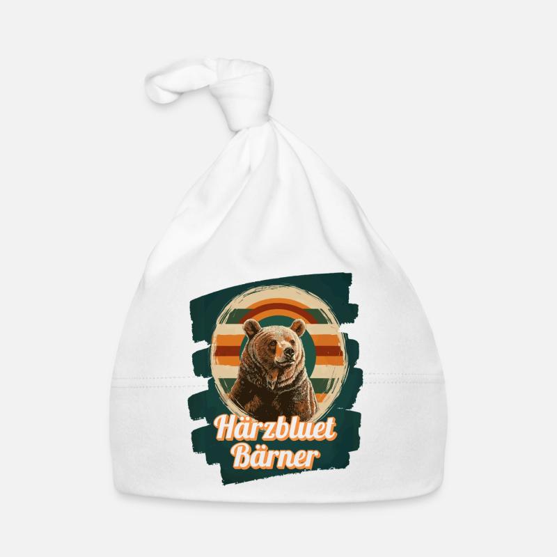 Härzbluetbärner Bärner Berner Härzbluetberner Baby Bio-Mütze