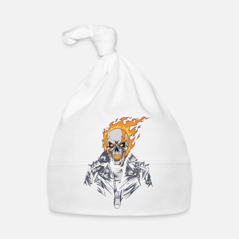 CRÂNE DE FEU Bonnet bio Bébé