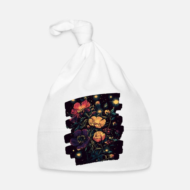 Spring Spring Beginning Flower Flowers Organic Baby Cap