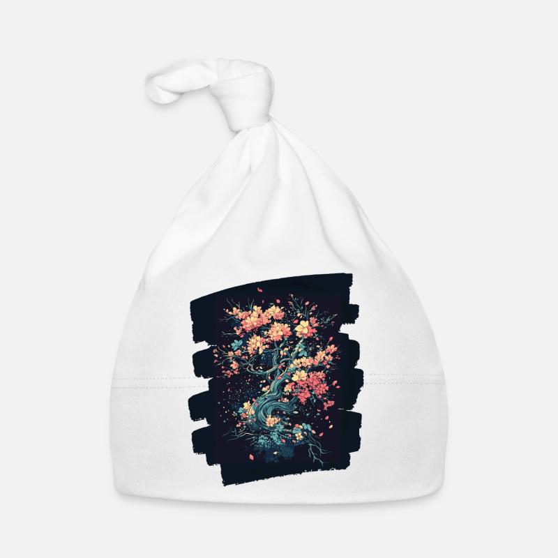 Spring Spring Beginning Flower Flowers Organic Baby Cap