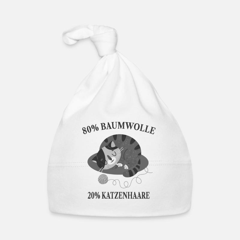 Cat Cat Lover Organic Baby Cap
