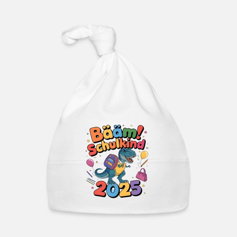 Schulkind 2025 Einschulung Schulanfang Baby Bio-Mütze