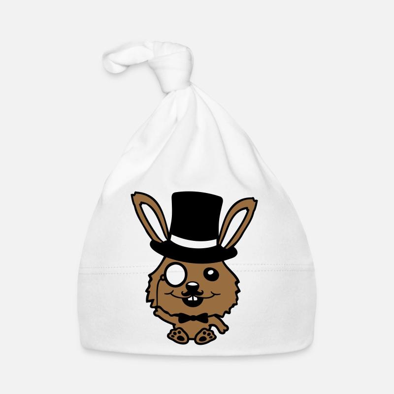 Sir Bunny Monocle Lunettes Barbe Chapeau haut de forme M. M. Bonnet bio Bébé