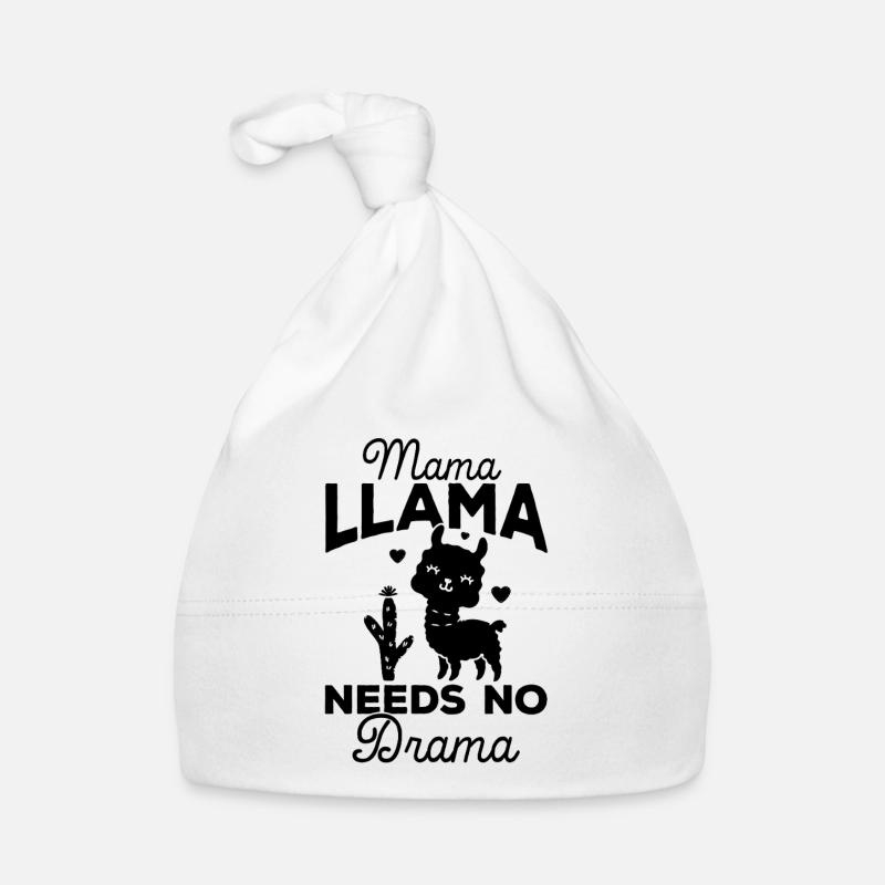 Mama Llama Needs No Drama - Llama Mama Baby Bio-Mütze