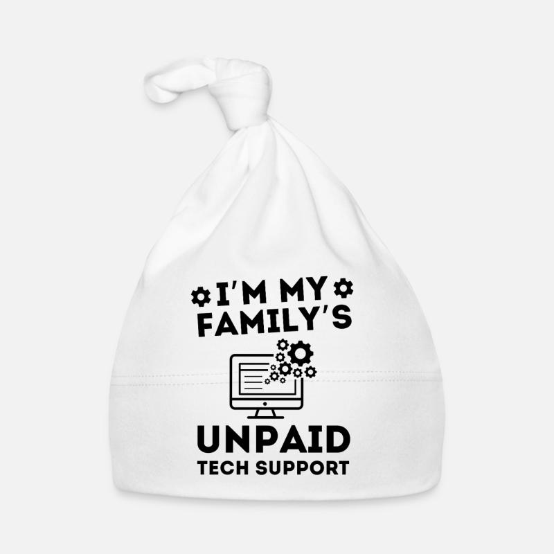 Unpaid Technical Assistance Family Technology Organic Baby Cap