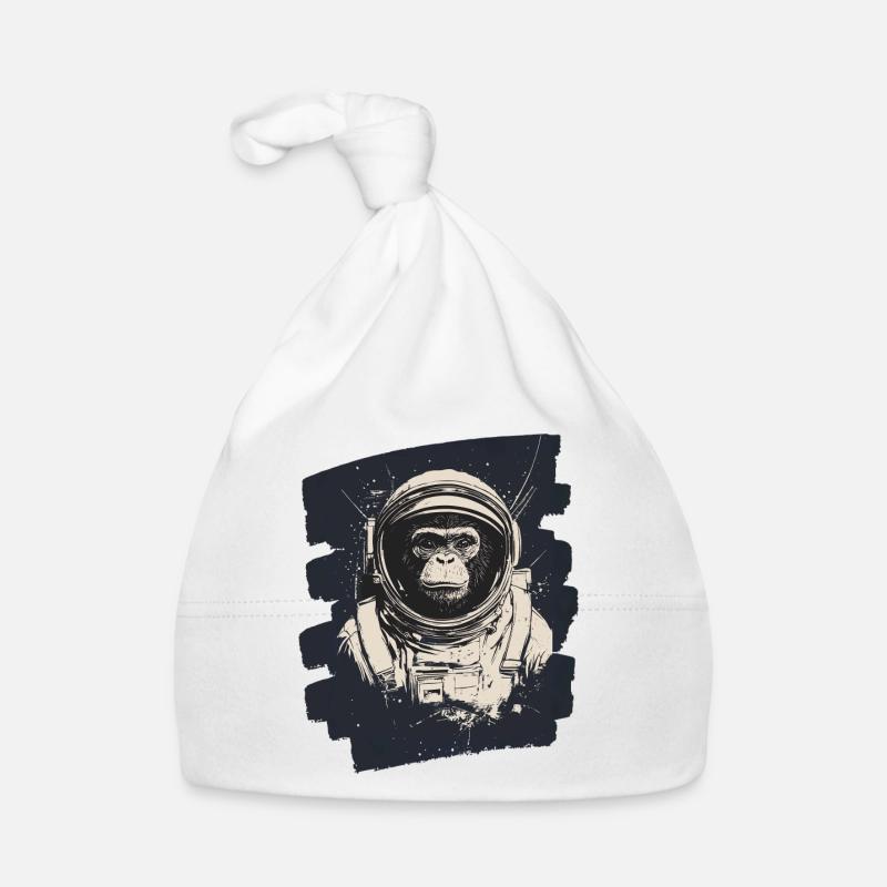 Singe astronaute Bonnet bio Bébé