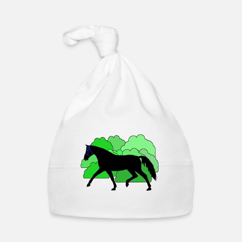Cheval Cheval Noir Bonnet bio Bébé