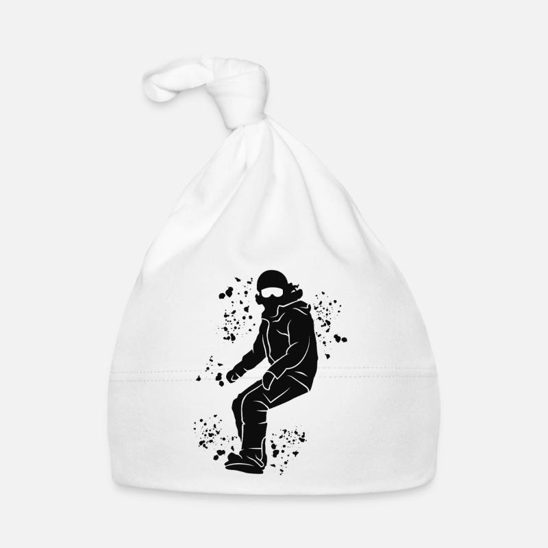 Snowboarder Snowboarding Snowboard Bonnet bio Bébé