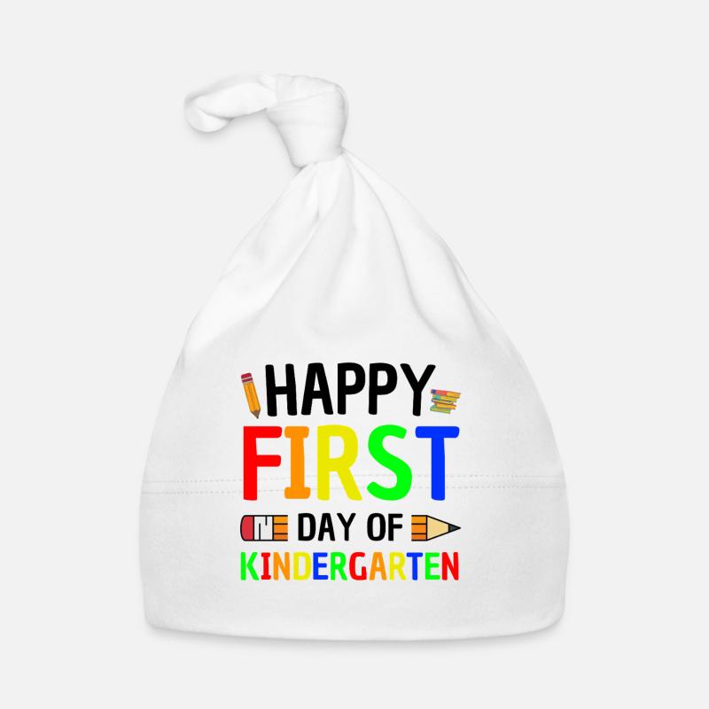 Erster Kindergartentag Kindergartenstart Baby Bio-Mütze