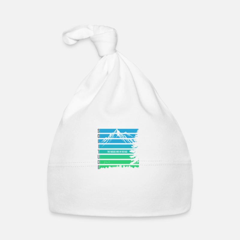 Solitude Woods Refuge Mountain Organic Baby Cap