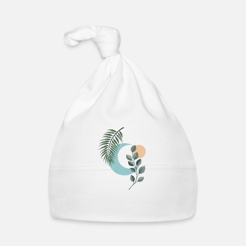 Lune Botanique Soleil Sérénité Bonnet bio Bébé