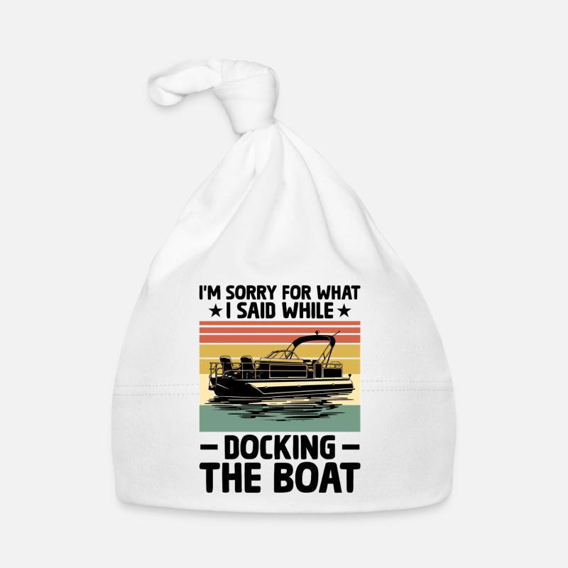 Je suis désolé pour ce que j’ai dit lors de l’amarrage du bateau Bonnet bio Bébé