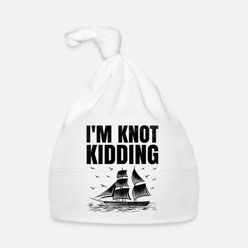 Ich mache Witze mit dem Paddelboot Baby Bio-Mütze