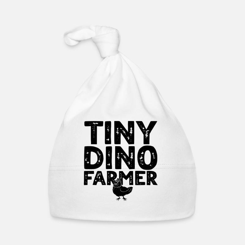 Dinosaur Funny Dino Farmer - Tiny dino farmer Baby Bio-Mütze