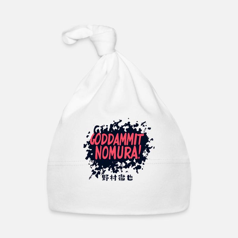 Goddammit Nomura – Conception à l’encre rose Bonnet bio Bébé