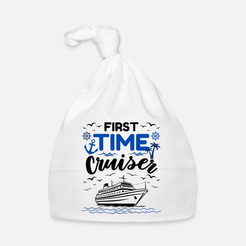 First Cruise Experience Boat Tour Organic Baby Cap