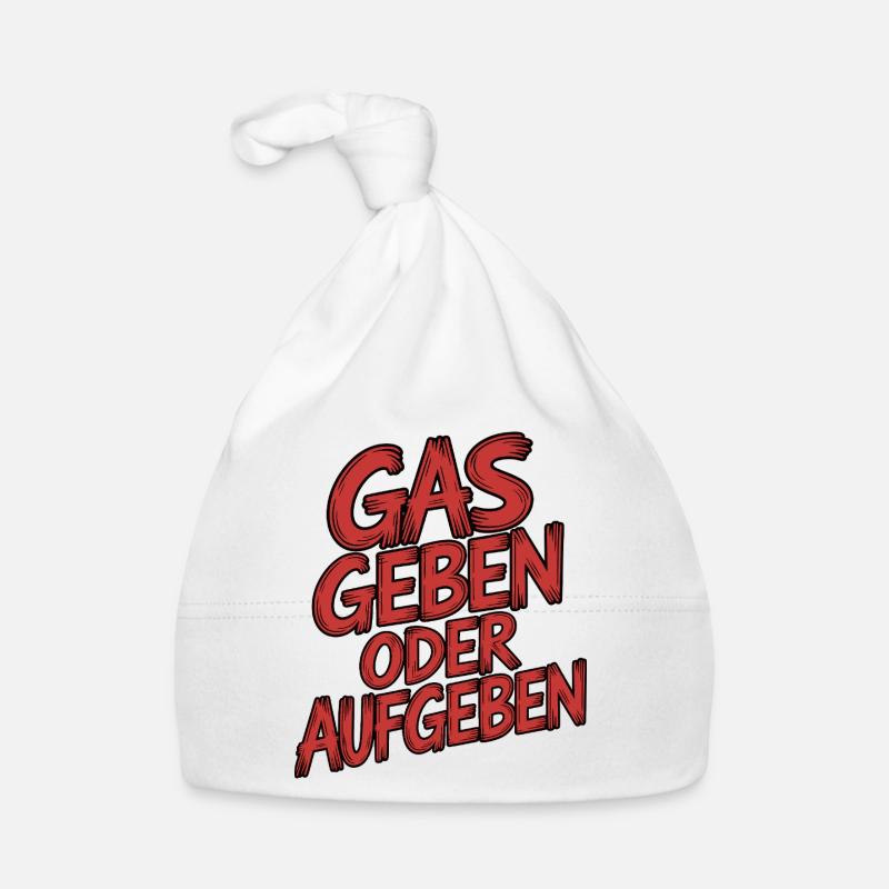 Gas geben oder Aufgeben Baby Bio-Mütze