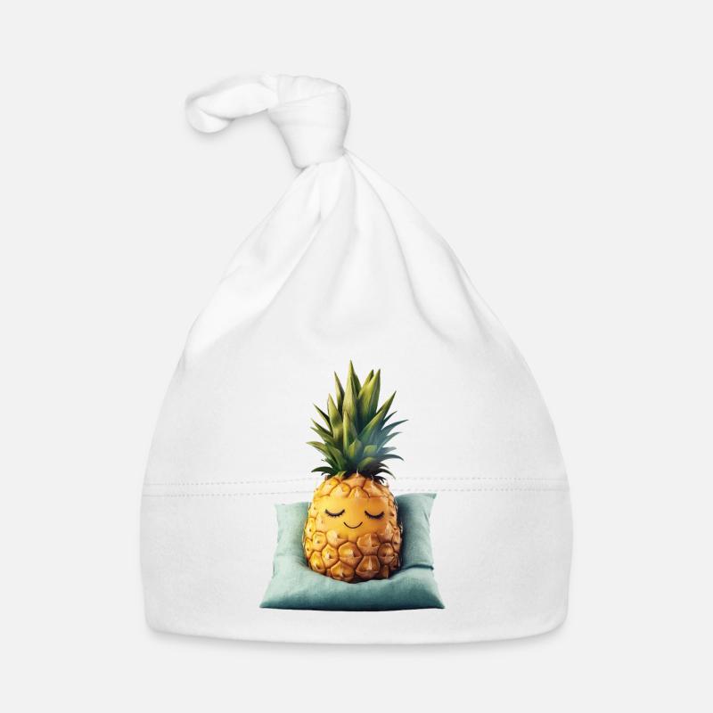 Ananas Baby Bio-Mütze
