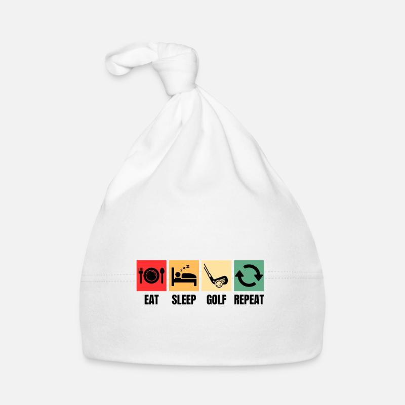 Drôle de dicton de golf pour les golfeurs Bonnet bio Bébé