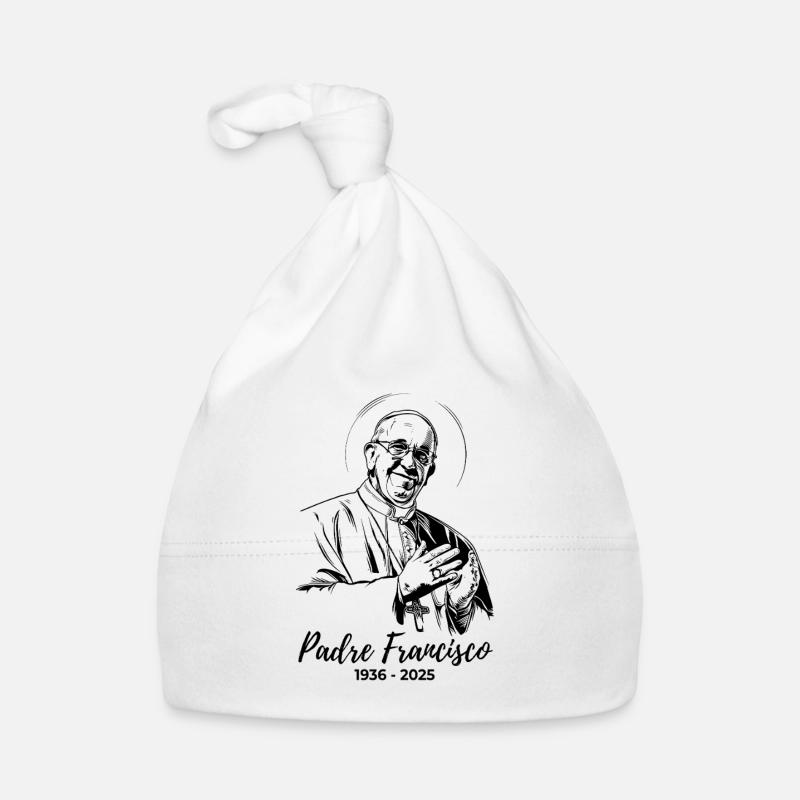 Pope Francis gives his blessing Organic Baby Cap