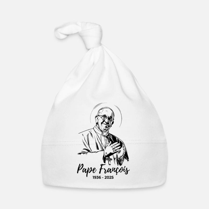 Pope Francis gives his blessing Organic Baby Cap