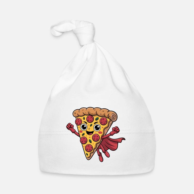 Funny Pizza Design Pizza Baker Organic Baby Cap