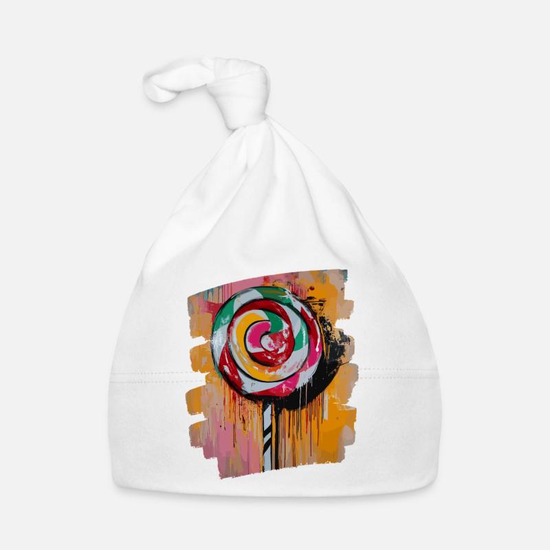 Lollipop lollipop candy candy Organic Baby Cap