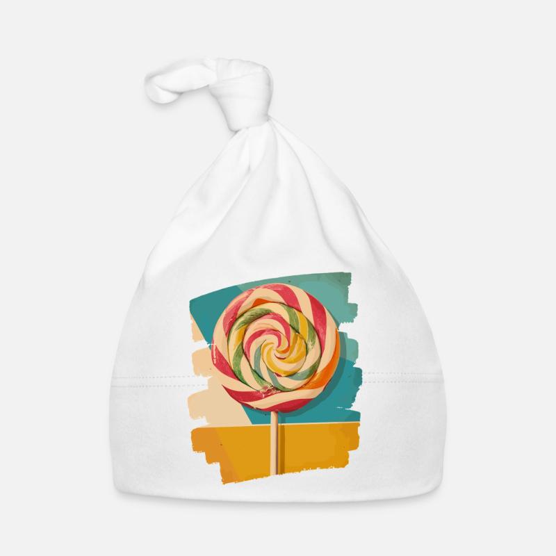 Lollipop lollipop candy candy Organic Baby Cap
