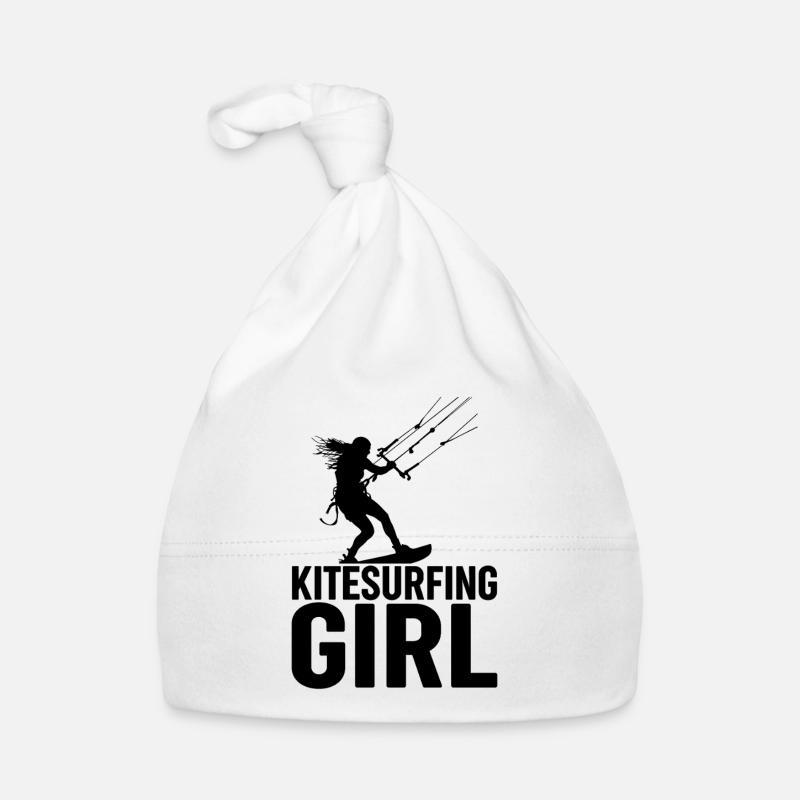 Fille kitesurfeuse Bonnet bio Bébé