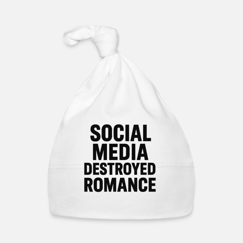 Soziale Medien zerstören Romantik Baby Bio-Mütze