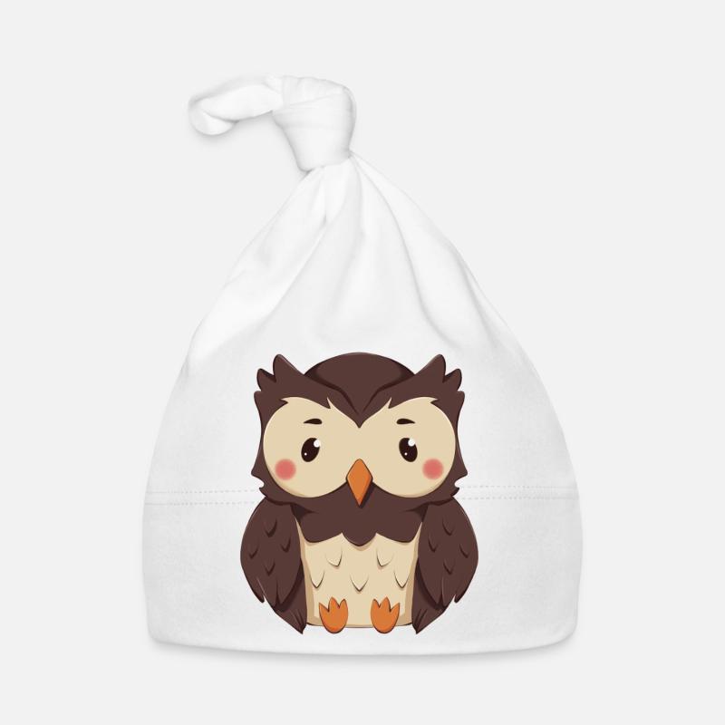 Eule Baby Bio-Mütze
