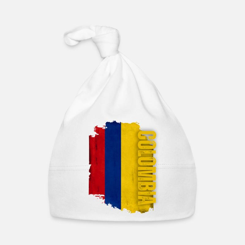Drapeau vertical de la Colombie, j’aime la Colombie Bonnet bio Bébé